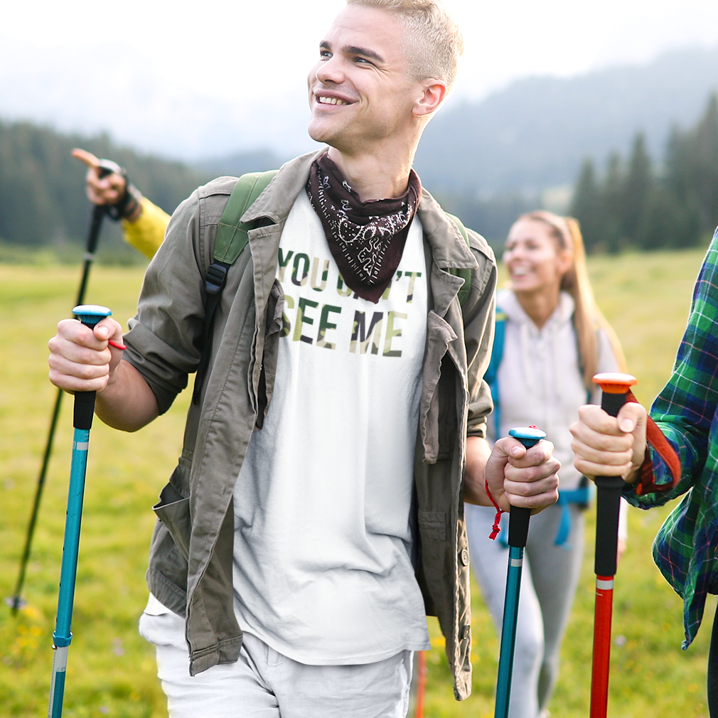 'You can't see me' volwassene shirt