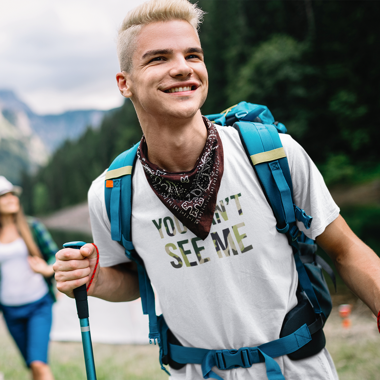 'You can't see me' volwassene shirt