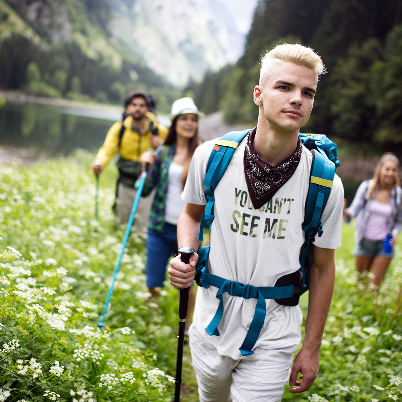 'You can't see me' volwassene shirt