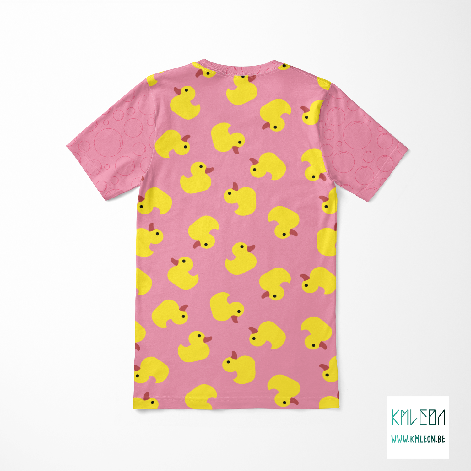 Rubber ducks and bubbles cut and sew t-shirt