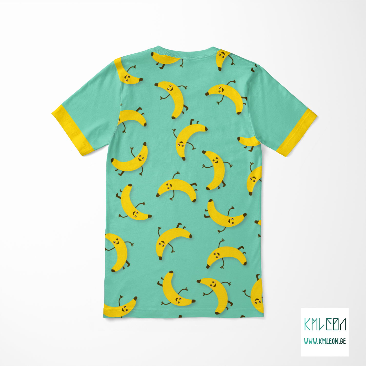 Bananen knip en stik t-shirt ©