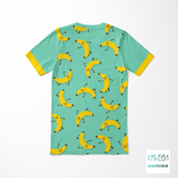 Bananen knip en stik t-shirt ©