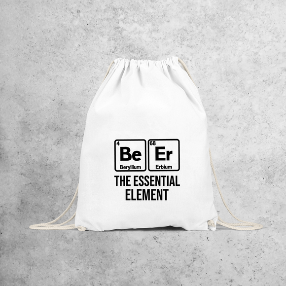 'Beer - The essential element' backpack