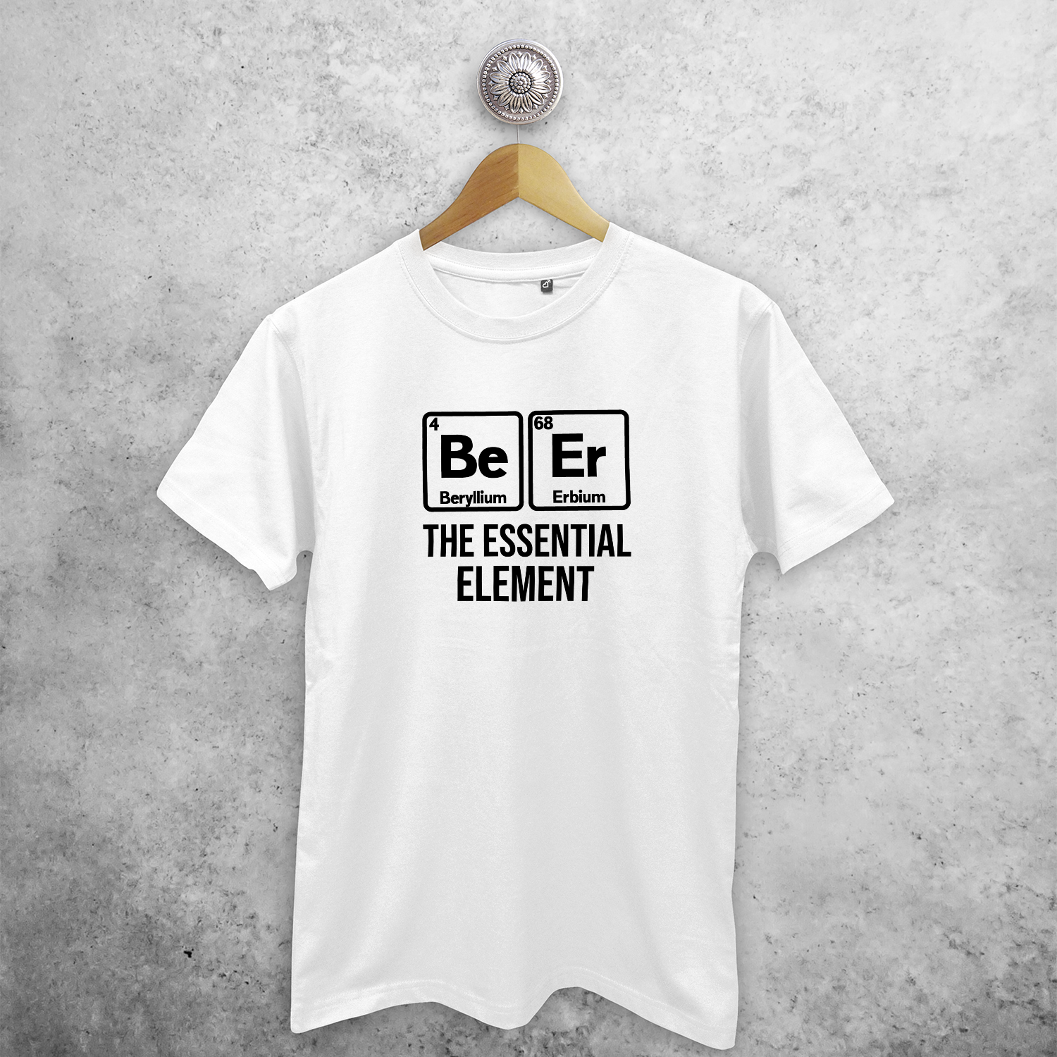 'Beer - The essential element' adult shirt