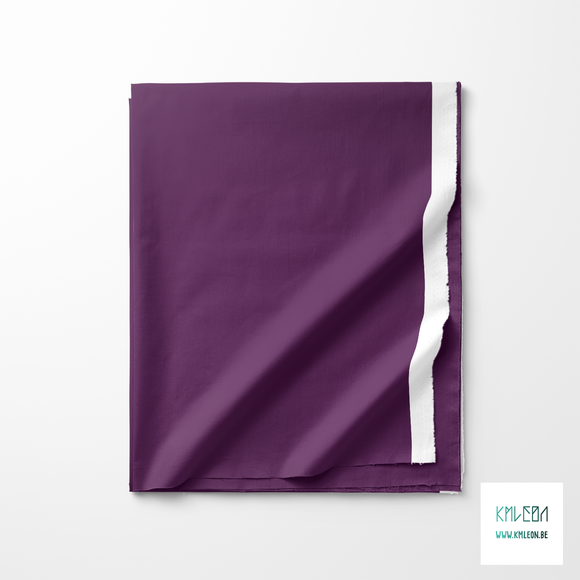 Solid byzantium purple fabric