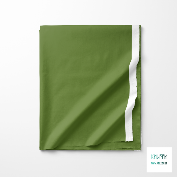 Solid chalet green fabric