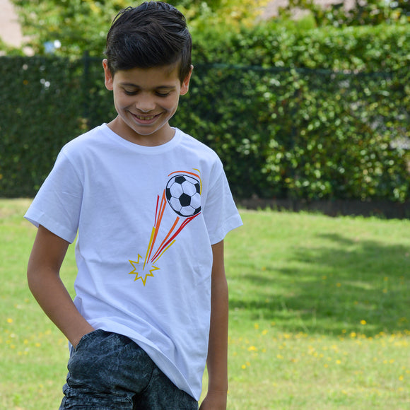 Voetbal kind shirt met korte mouwen