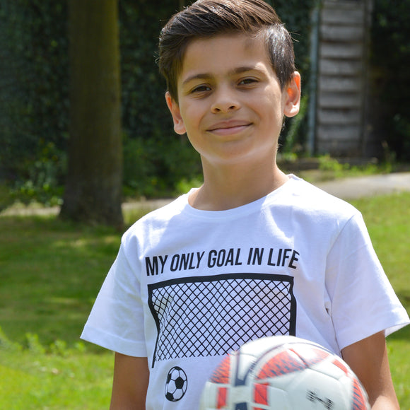 'My only goal in life' kids shortsleeve shirt
