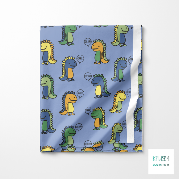 Dinosaurs fabric
