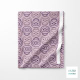 Purple skulls fabric