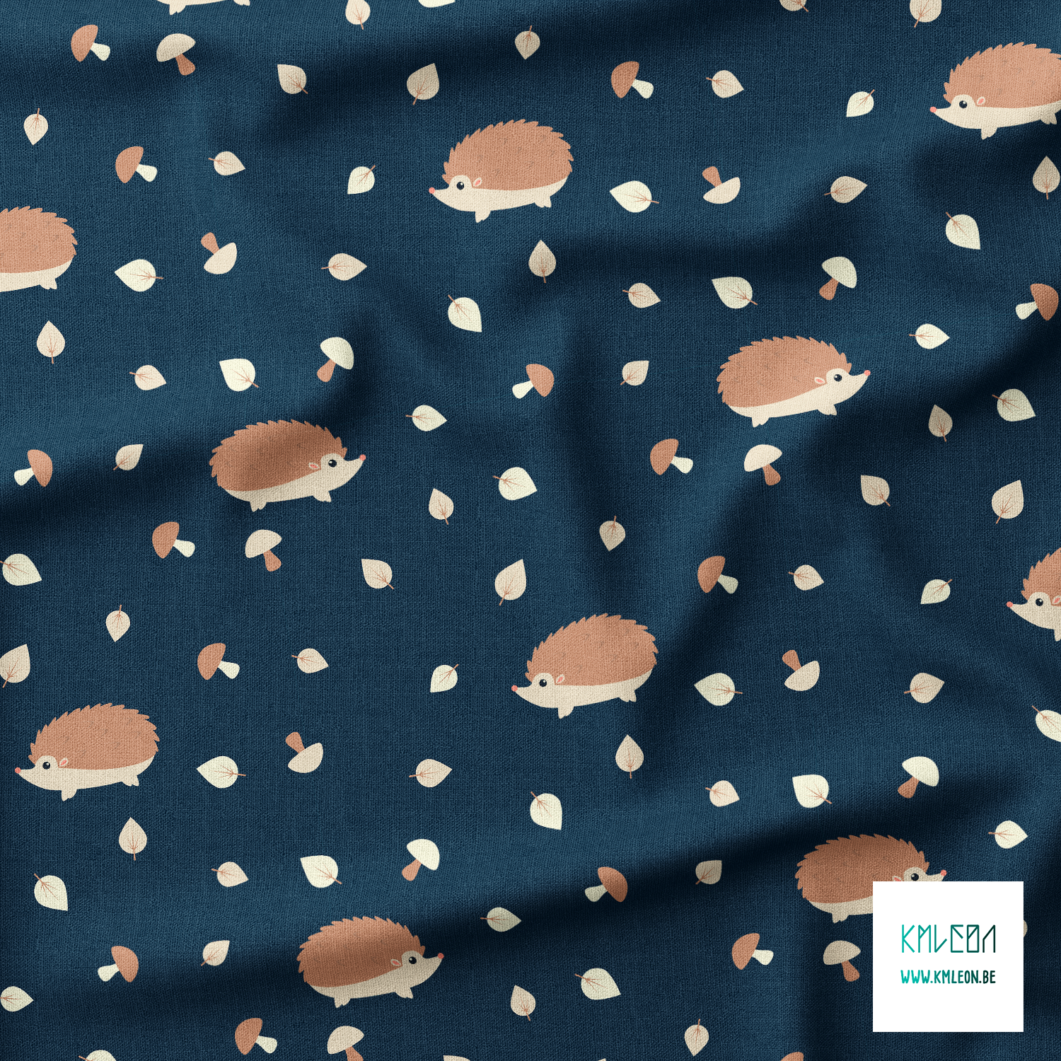 Hedgehogs fabric