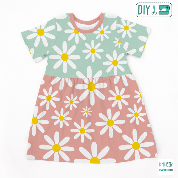 Daisies cut and sew dress