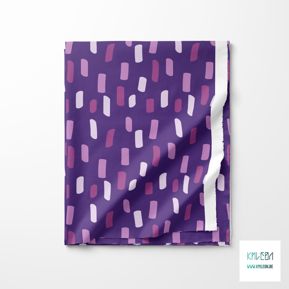 Purple irregular stripes fabric