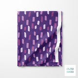 Purple irregular stripes fabric