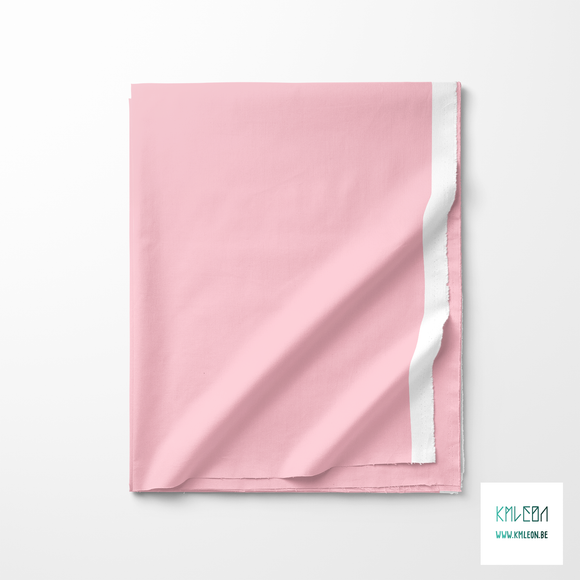 Solid lemonade pink fabric