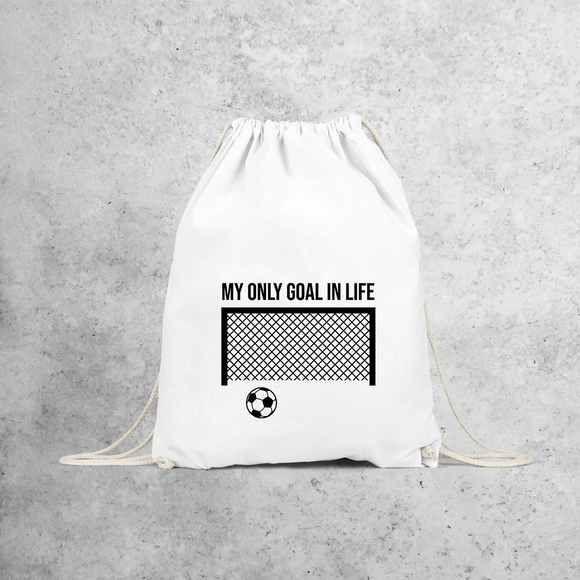 'My only goal in life' backpack