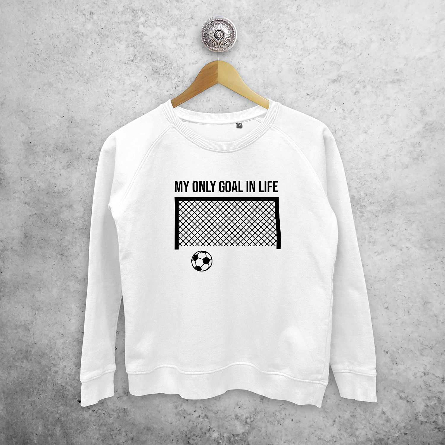 'My only goal in life' sweater