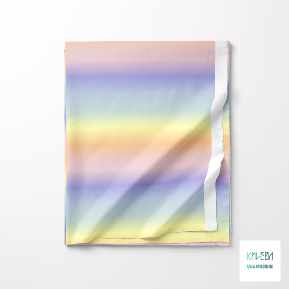Pastel gradient fabric