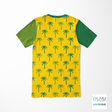 Palmbomen knip en stik t-shirt ©