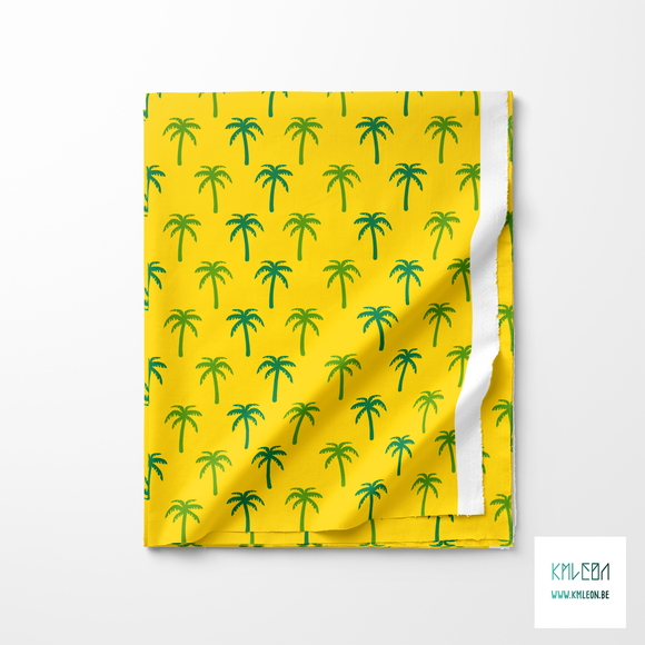 Palm trees fabric