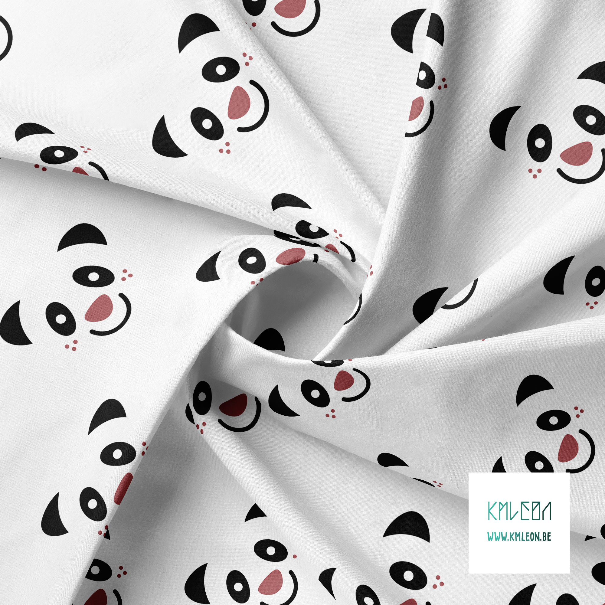 Panda's stof (grote schaal)