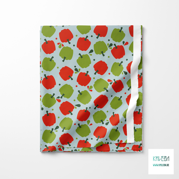Bell peppers fabric