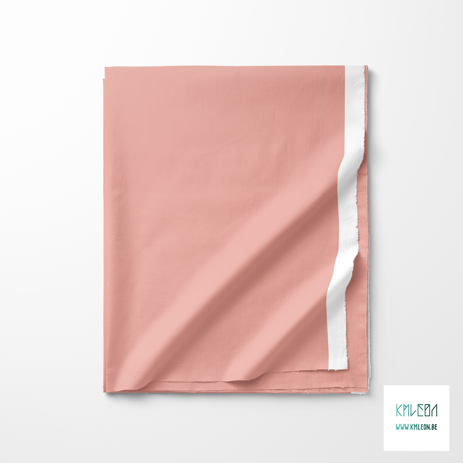 Solid peach blush fabric