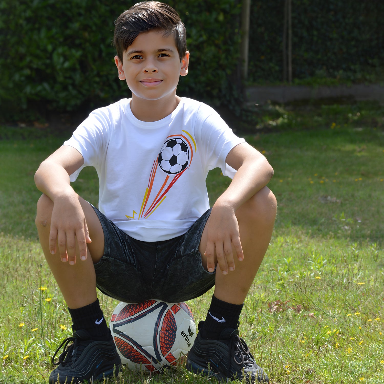 Voetbal kind shirt met korte mouwen