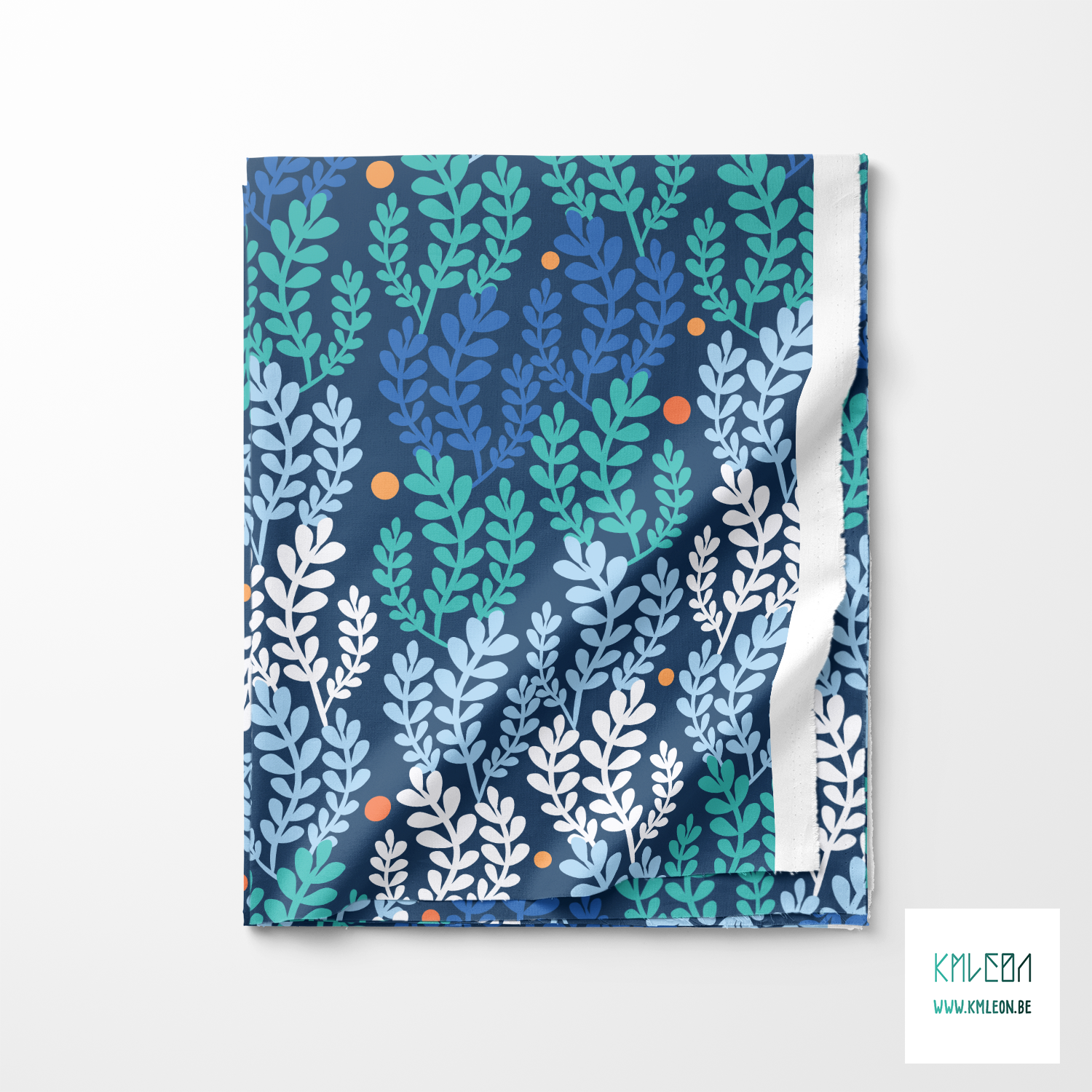Ocean plants fabric