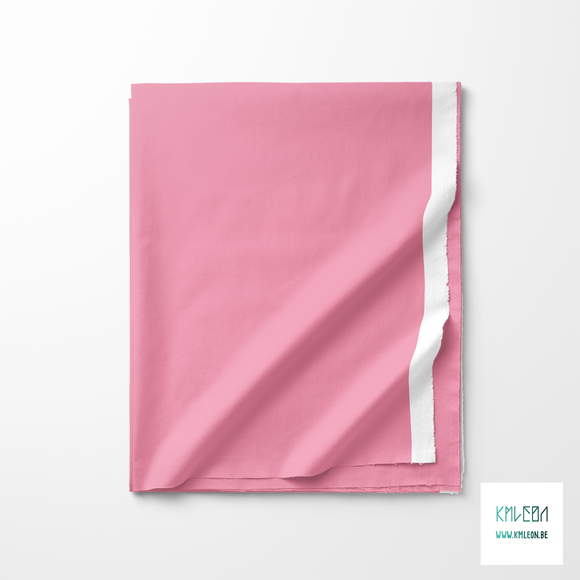 Solid rose pink fabric