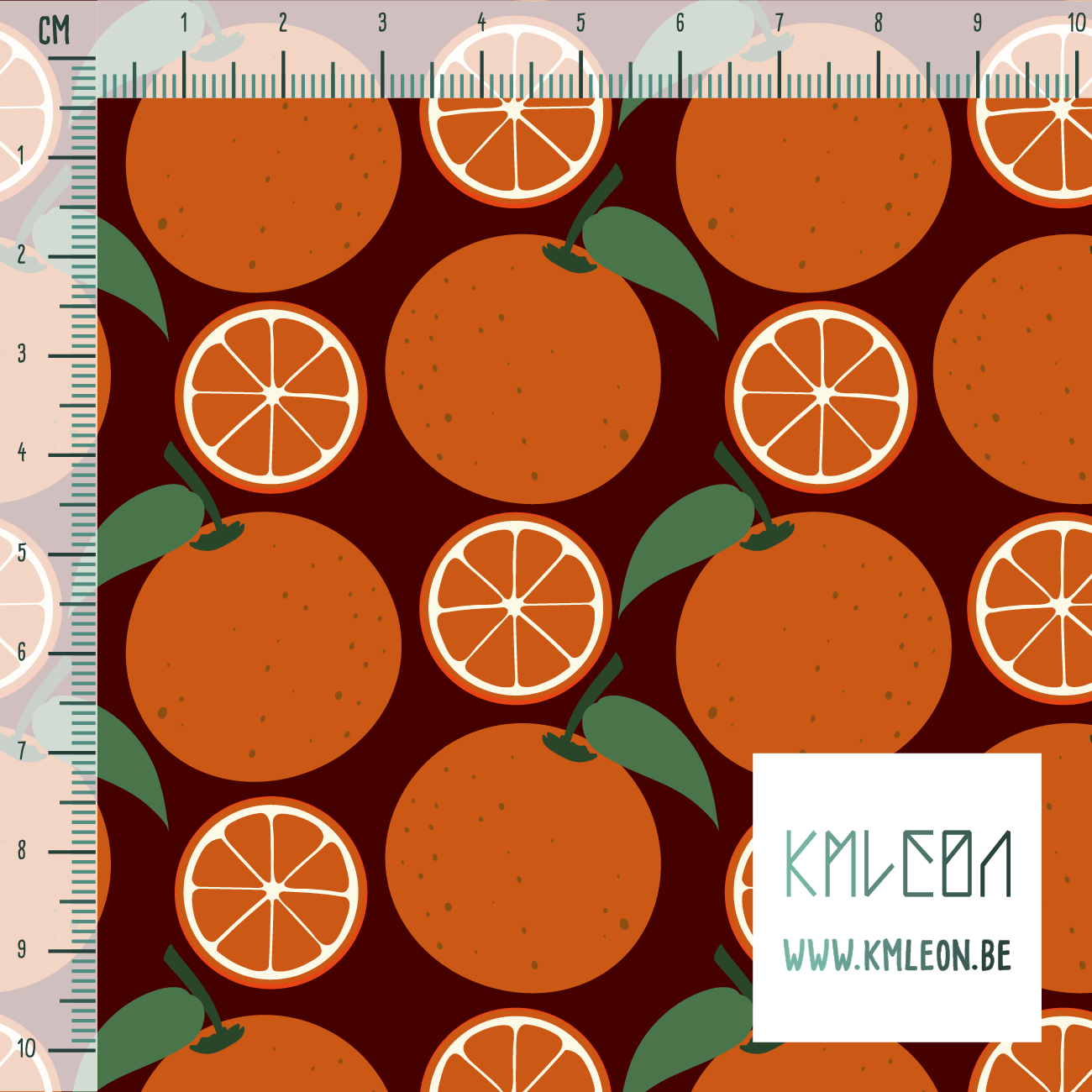 Oranges fabric