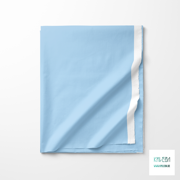 Solid sky blue fabric