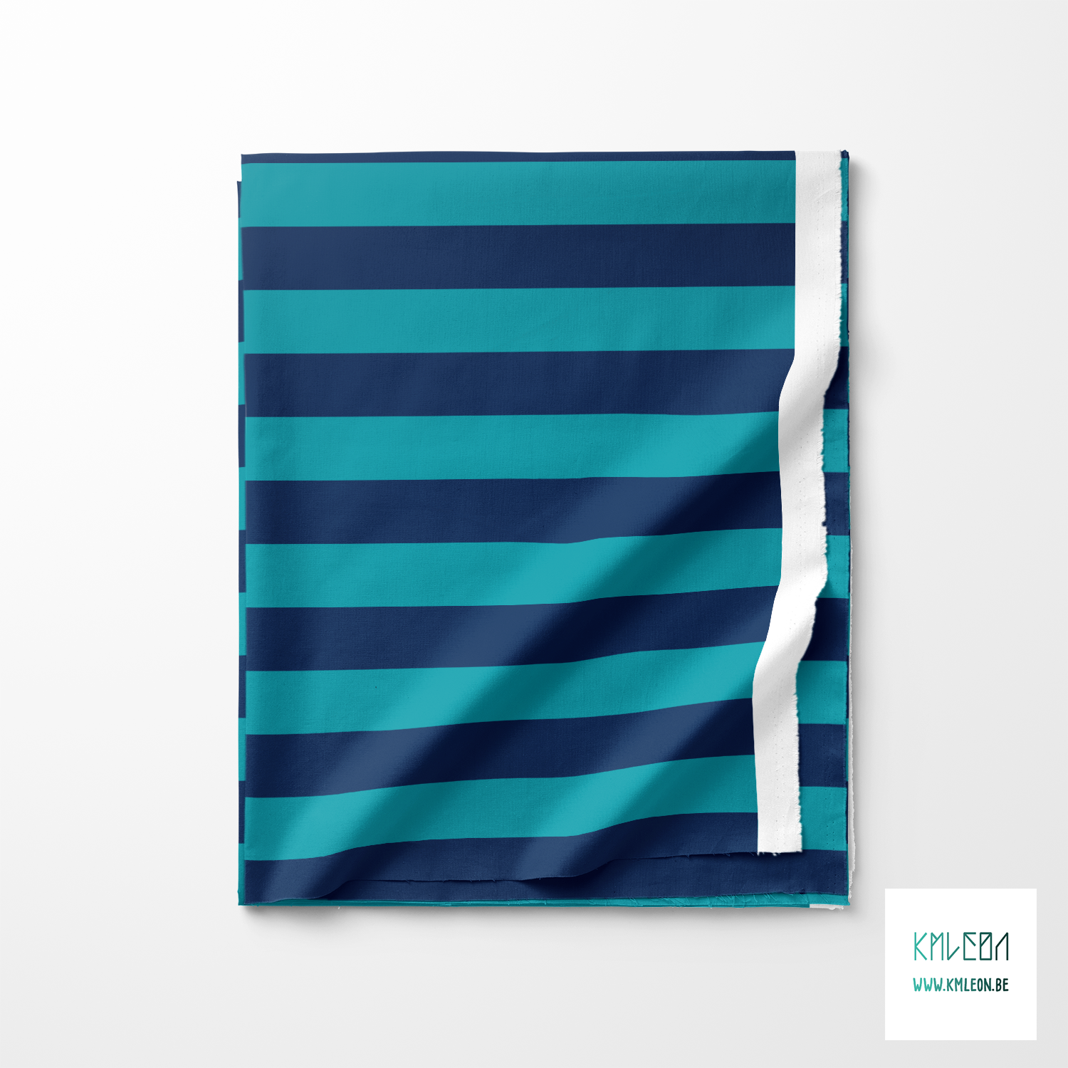 Navy and teal stripes