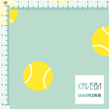 Tennis balls fabric