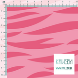 Pink tiger stripes fabric (Large scale)