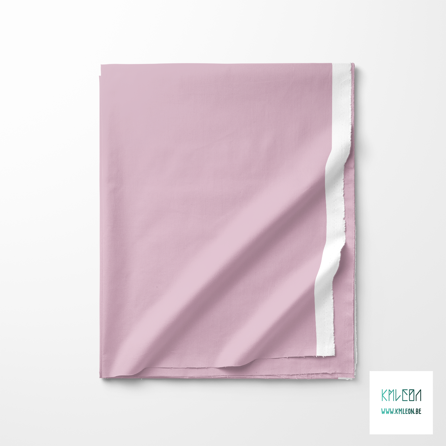 Solid twilight pink fabric