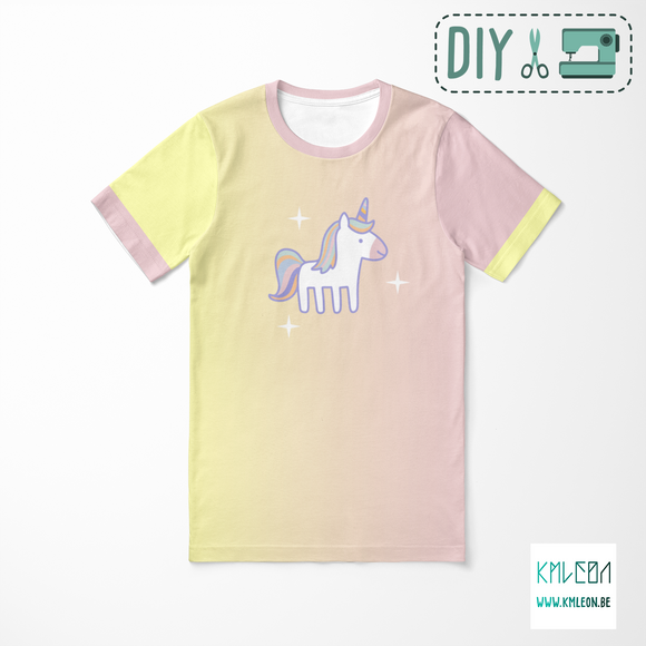 Unicorn cut and sew t-shirt