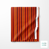 Brown vertical stripes fabric