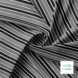 Grey vertical stripes fabric