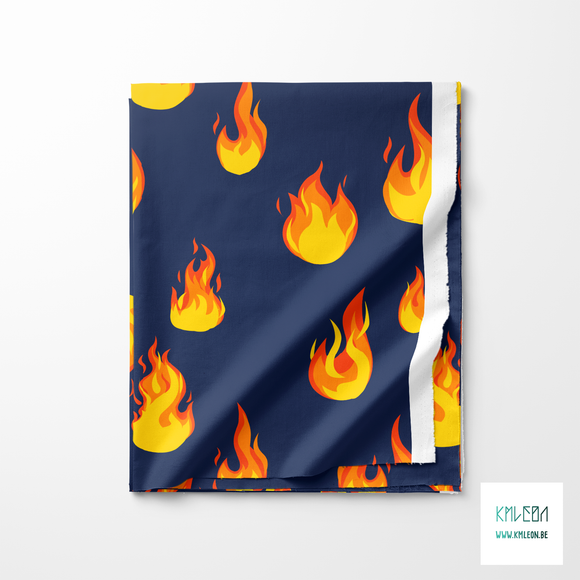 Flames fabric