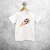 Football kids shortsleeve shirt