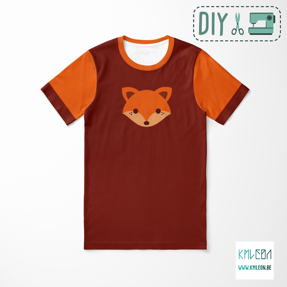 Fox cut and sew t-shirt