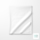 Solid white fabric