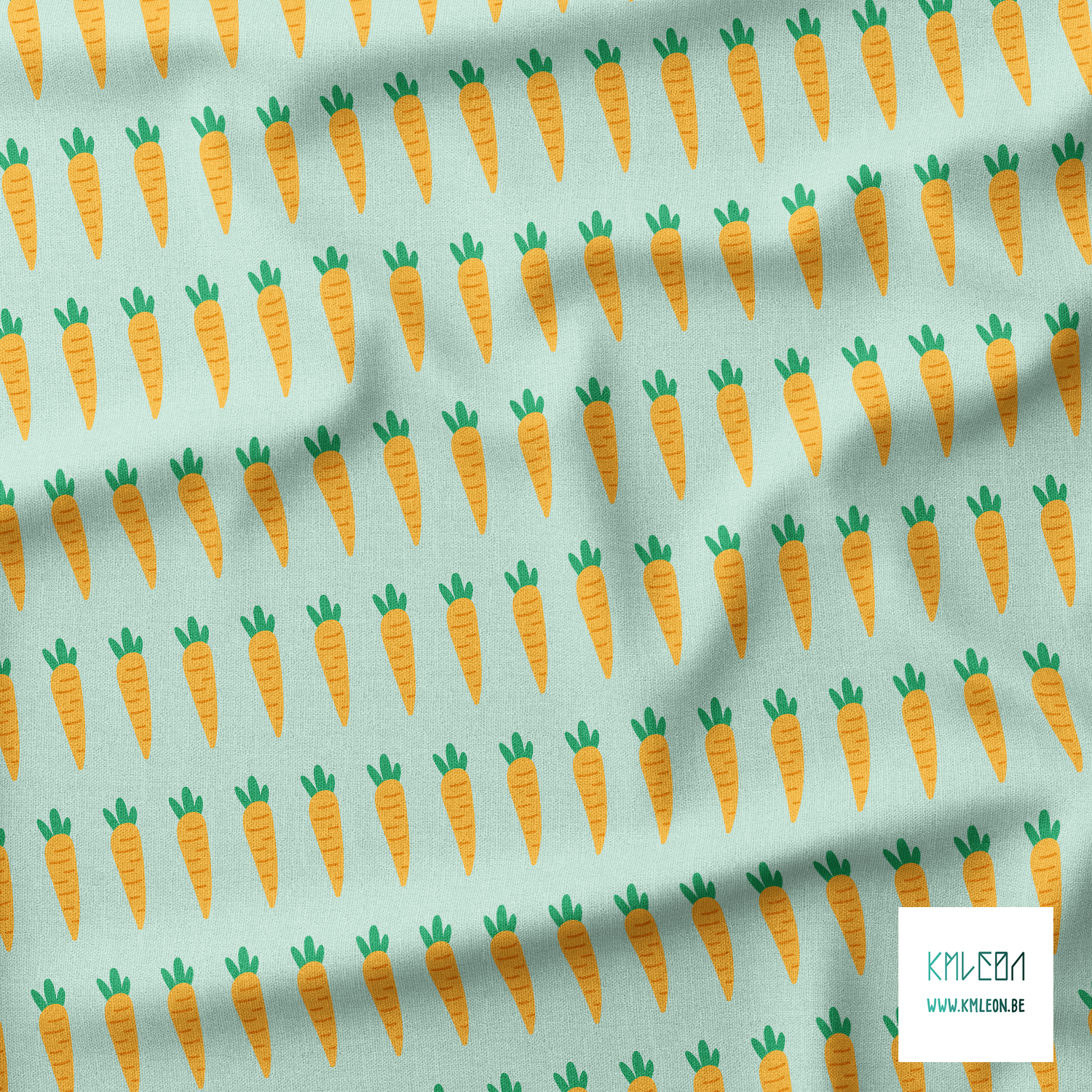 Carrots fabric