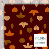 Autumn leaves fabric
