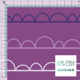 Purple arches fabric