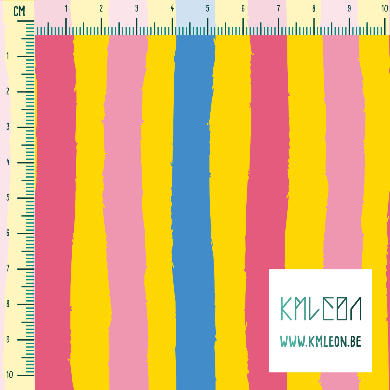 Pink and blue stripes fabric