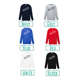 Colour options for kids shirts with long sleeves by KMLeon.
