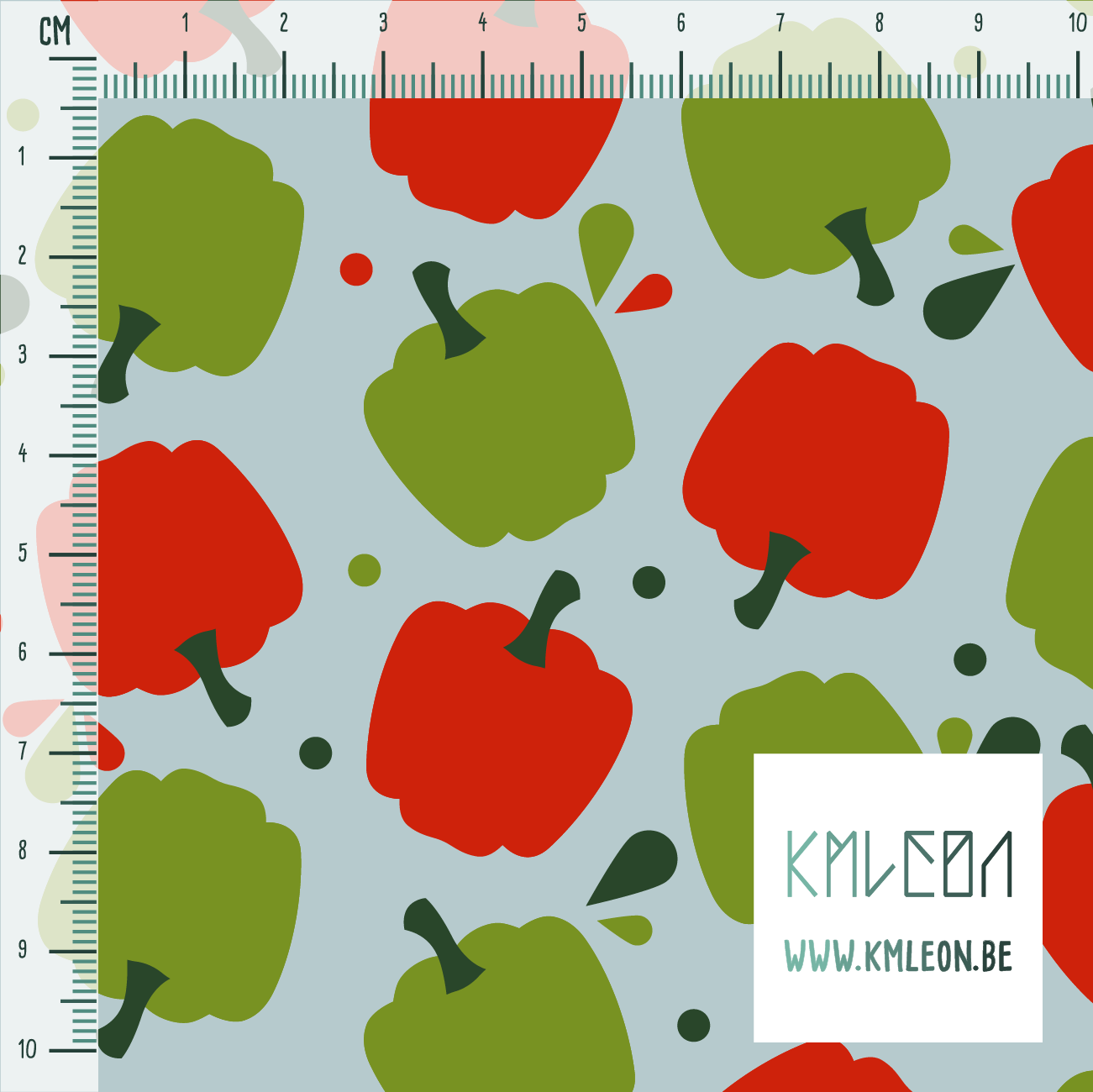 Bell peppers fabric
