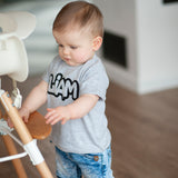 Graffiti baby shirt met korte mouwen
